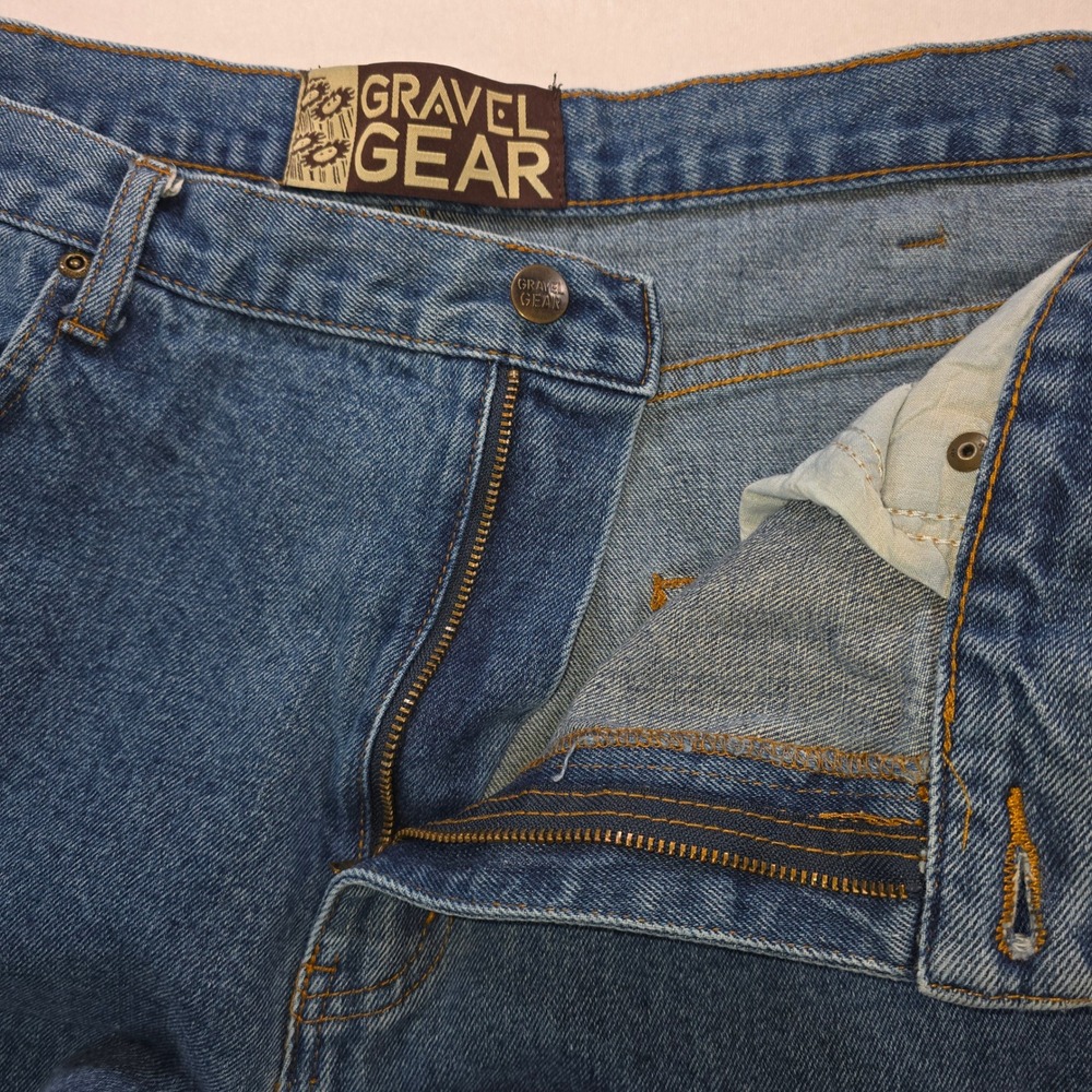 Gravel Gear Relaxed Fit Jeans Mens 40x30 Medium Wash Blue Cotton Denim 142019 - Picture 9 of 13